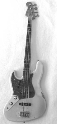 Left handed 1960 Fender Jazz Bass